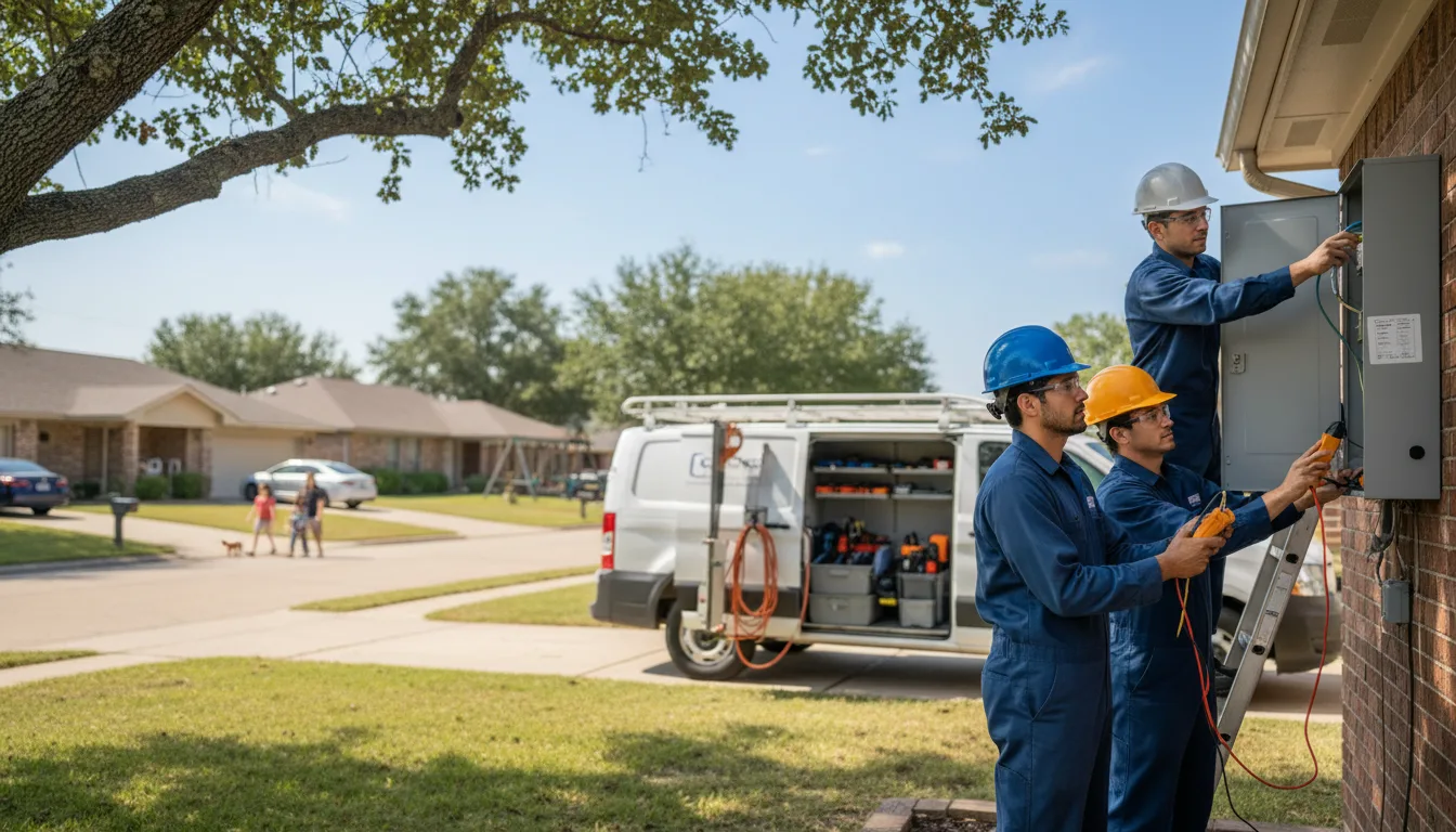 Certified electrician providing emergency electrical services in Forest Hills, KY